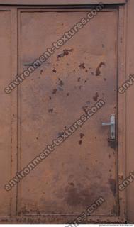 Photo Texture of Doors Metal 0018